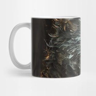 Wolf Portrait Animal Nature Wildlife Dark Painting Wild Spirit Mug